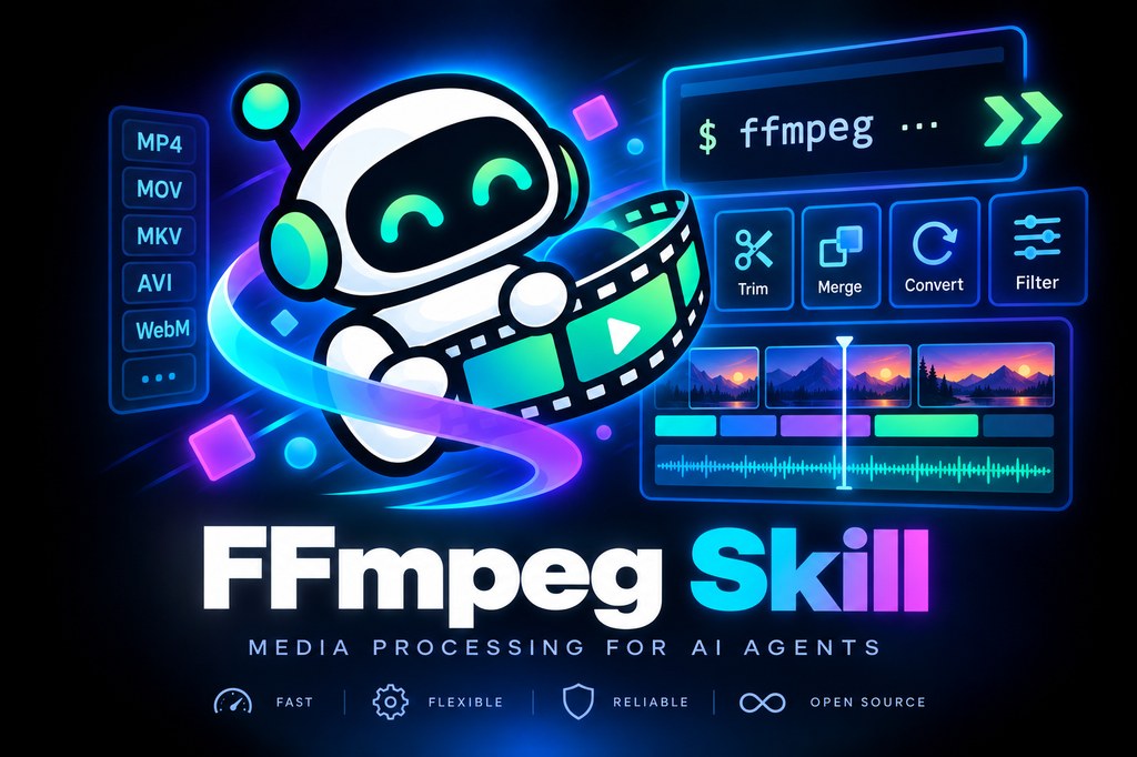 FFmpeg Skill: media processing for AI agents