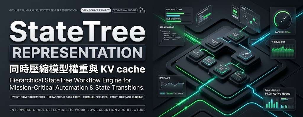 BF16 and statetree answering the same question side by side in vLLM; statetree finishes first with the identical answer