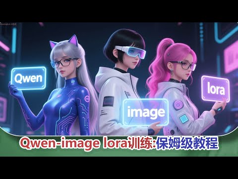 Qwen Image LoRA保姆级训练教程 | 秘密武器：一个LoRA，通吃image和edit模型，完美解决角色一致性！
