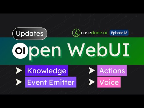 Open WebUI-Features Updates-Oct 24-Knowledge, RAG, Tools, Functions, Actions, Event Emitter, Filters