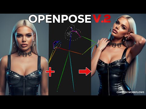 OpenPose Workflows V2 Is insane And Uncensored! 4 workflows + 200 pose reference images🔥