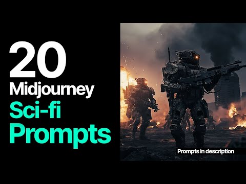 20 Midjourney Sci-fi Prompts (Prompts in description)